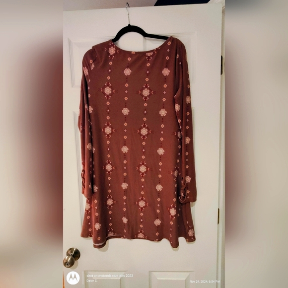 Mudd Long-Sleeve Tunic Top - Picture 1 of 3